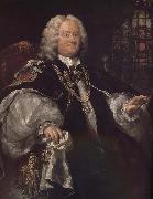 William Hogarth Wen was the Bishop of Sterling France oil painting artist